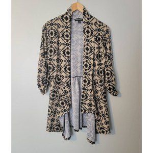 About A Girl Los Angeles Shawl Collar Cardigan M